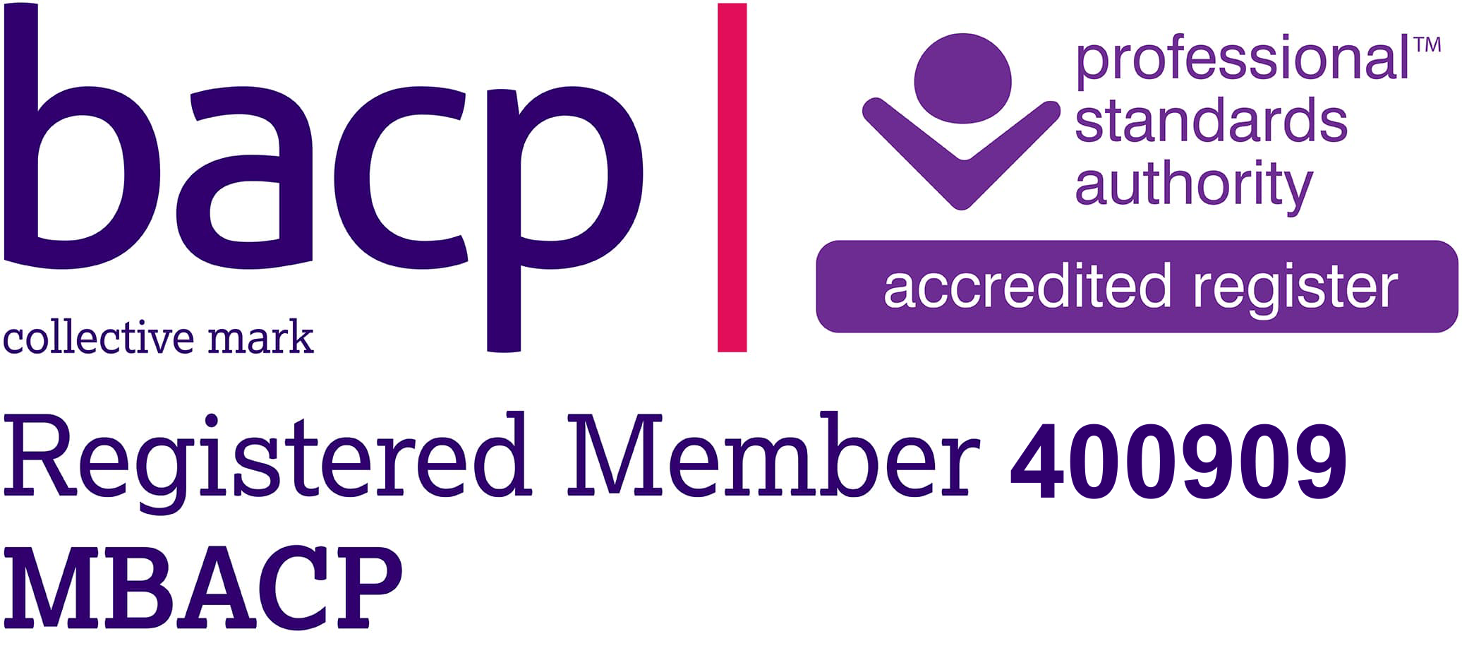 BACP Registered Member 400909